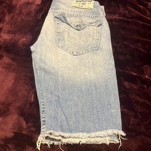 Men s true religion shorts like new